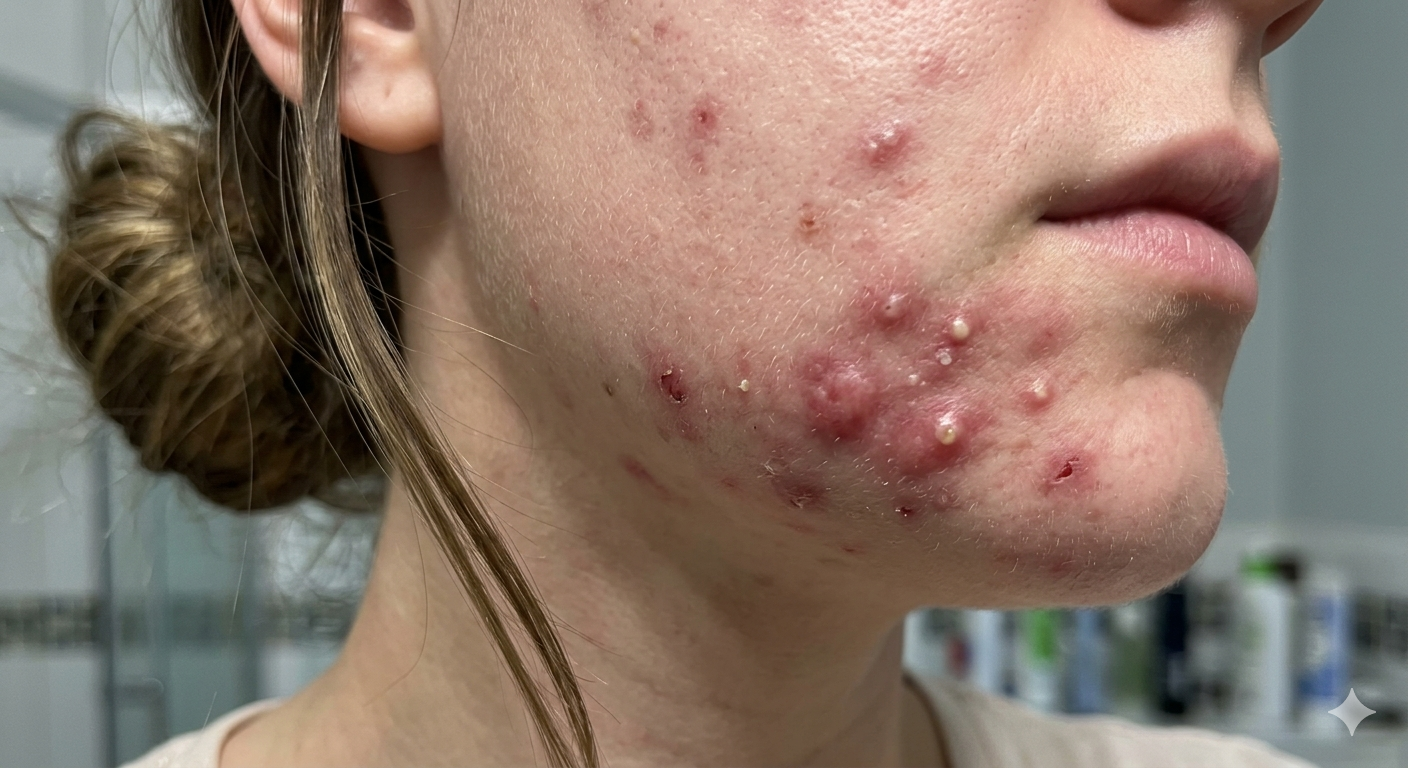 The Ultimate Hormonal Acne Map: Why You Break Out on Your Chin & Jawline