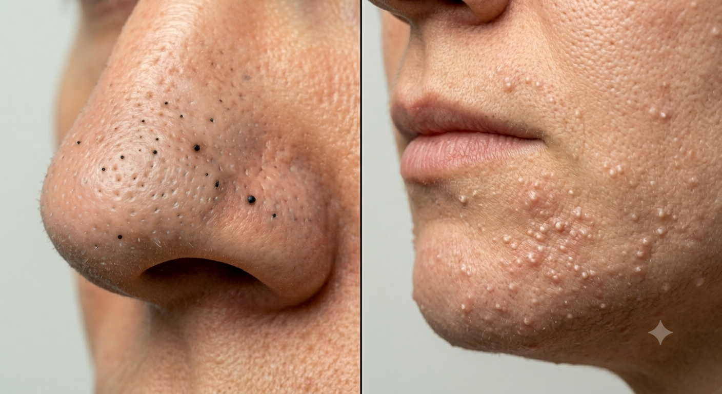 Blackheads vs. Whiteheads: What's the Difference?