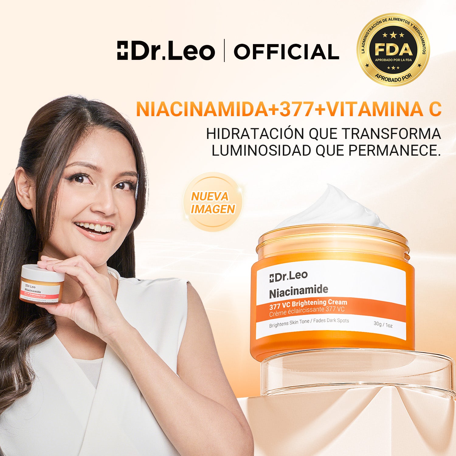 【Preventa】Dr.Leo 377 VC Crema Blanqueadora y Antimanchas