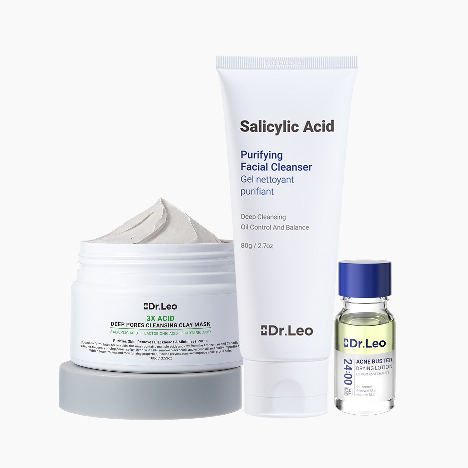 【Envío Gratis】Set antiacné de 3 pasos
