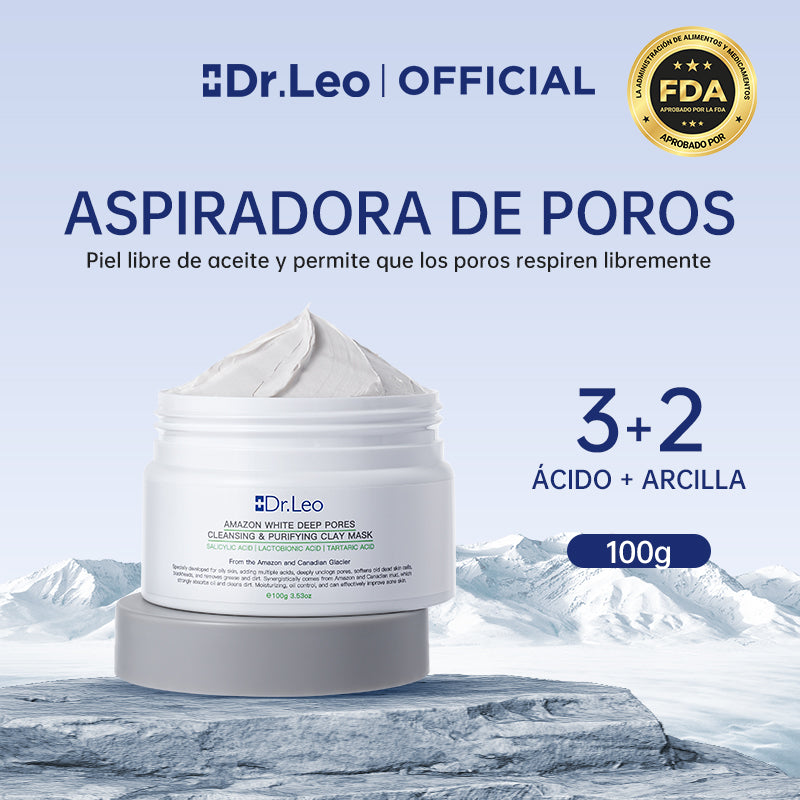 Mascarilla de Arcilla con 3 Ácidos para Limpieza Profunda de Poros