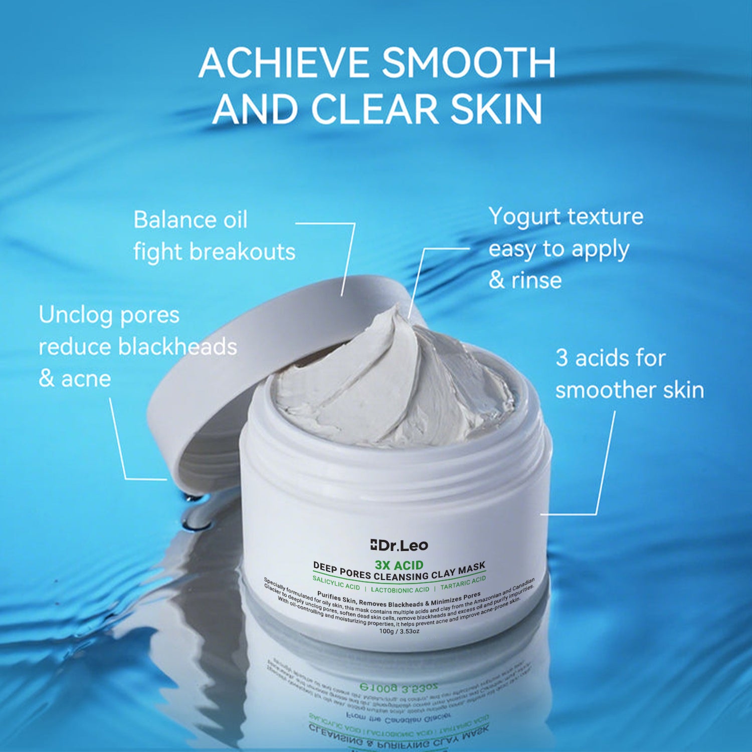 Pore Detox & Oil Control Set (Cleanser + Clay Mask)