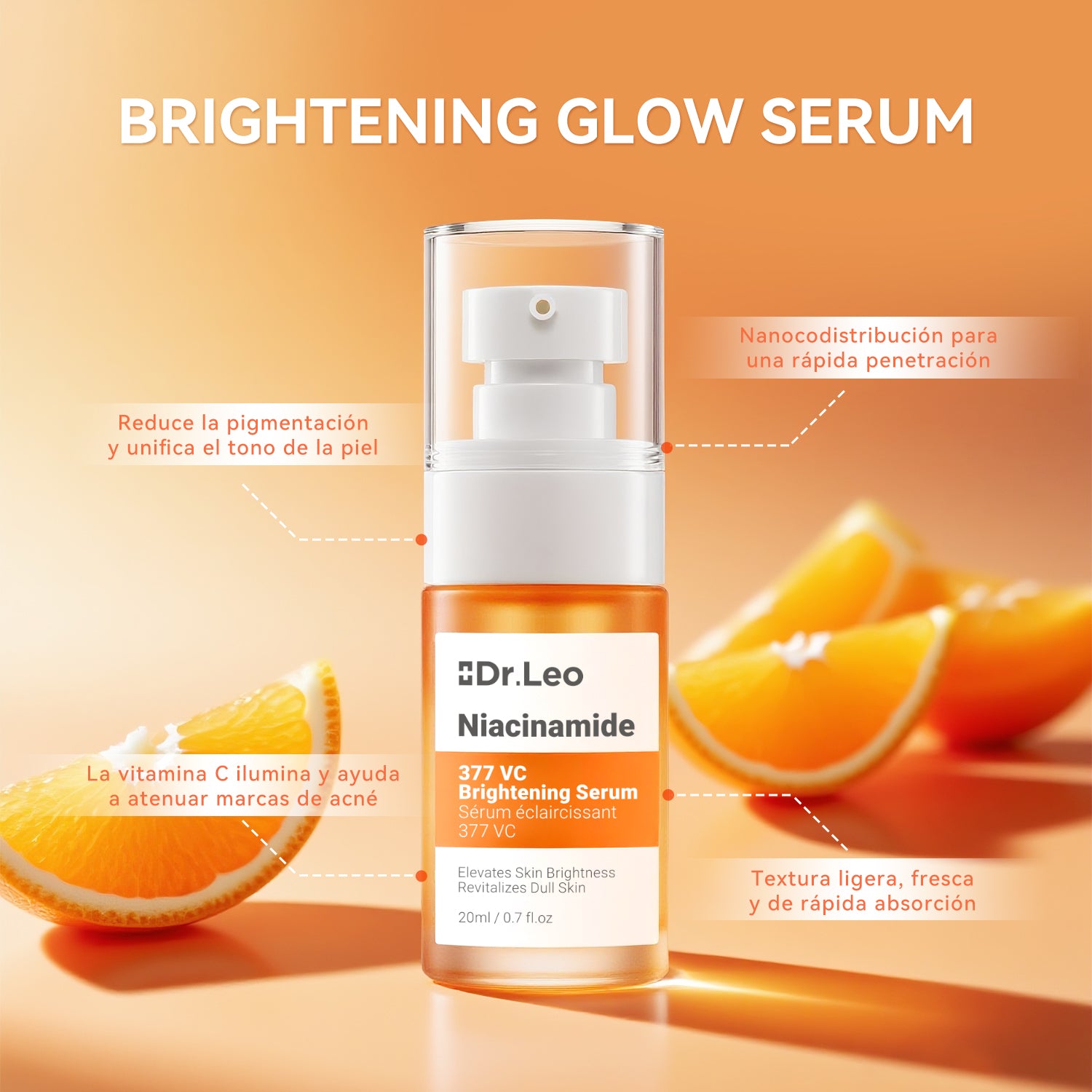 Esencia blanqueadora y eliminadora de manchas Dr. Leo 377 VC