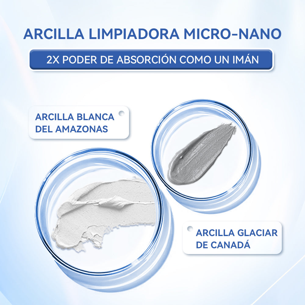 【Preventa】Mascarilla de Arcilla con 3 Ácidos para Limpieza Profunda de Poros