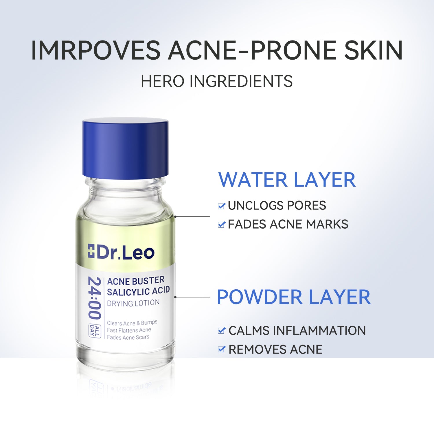 Salicylic Acid Acne Treatment Drying Lotion