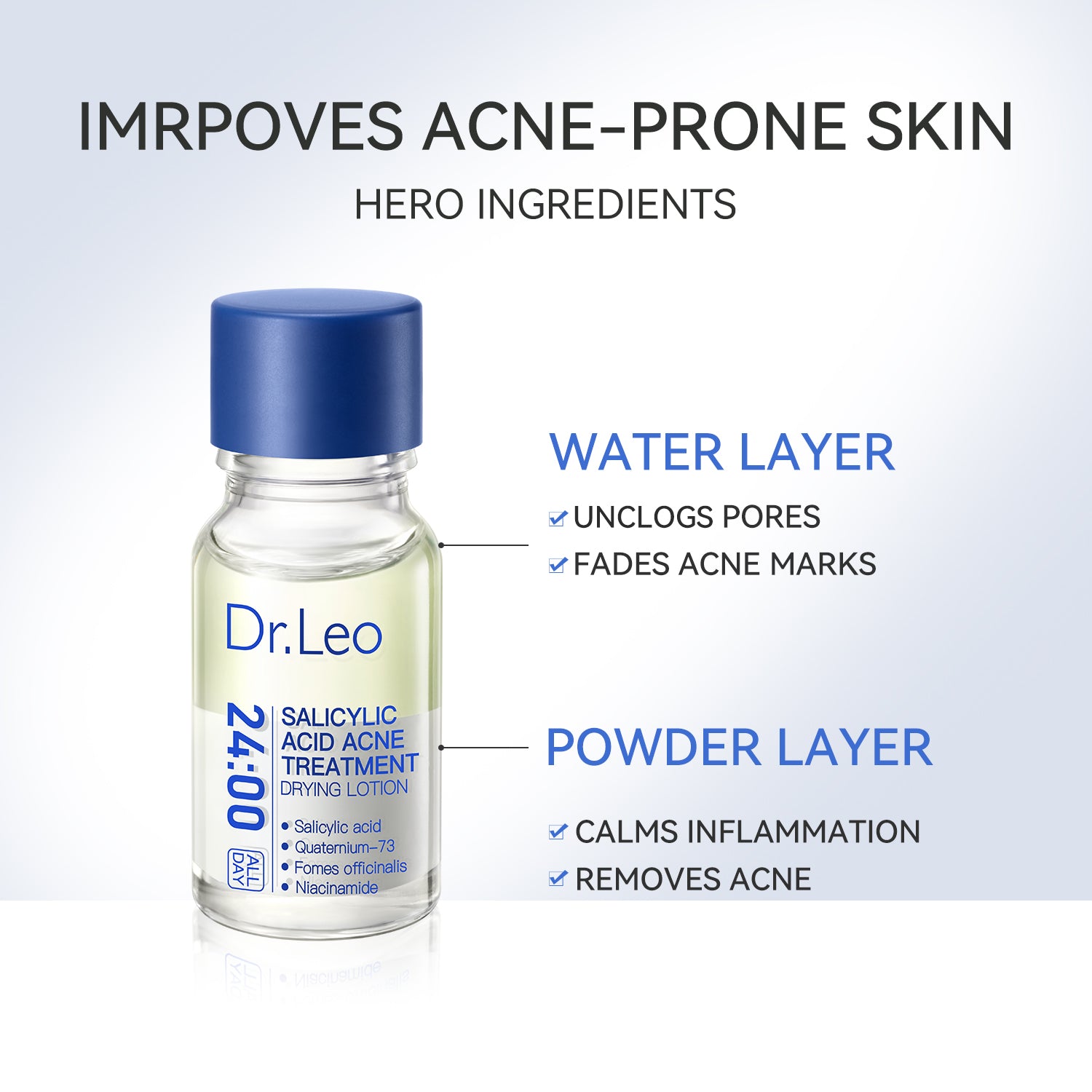 Salicylic Acid Acne Treatment Drying Lotion