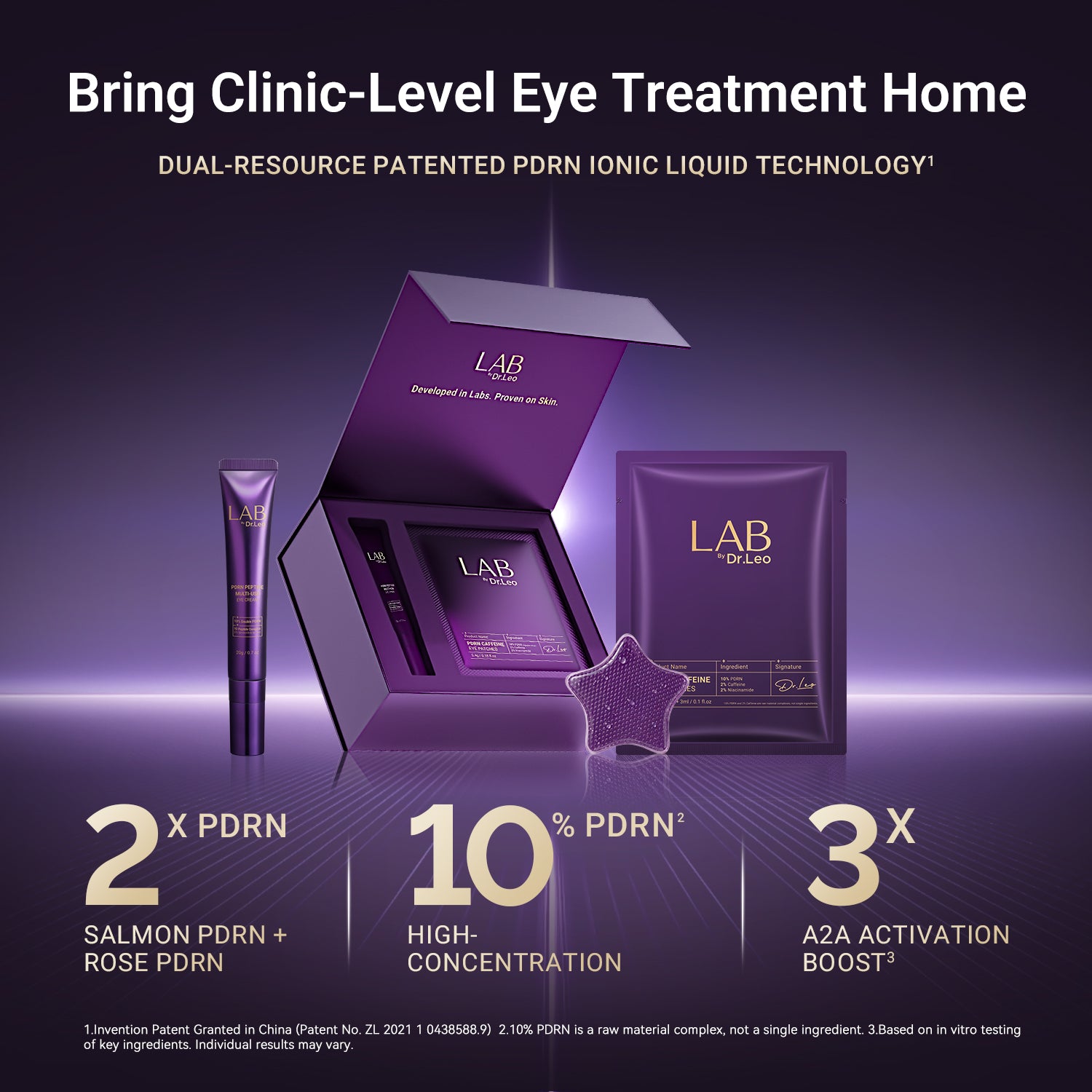 PDRN Eye Care Set (Eye Patches + Eye Cream)