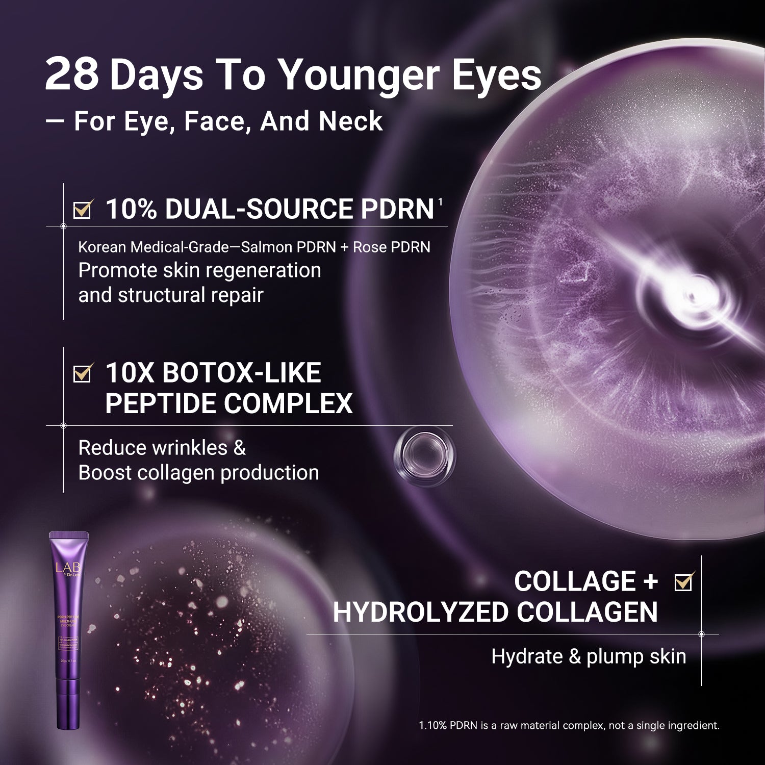 PDRN Eye Care Set (Eye Patches + Eye Cream)