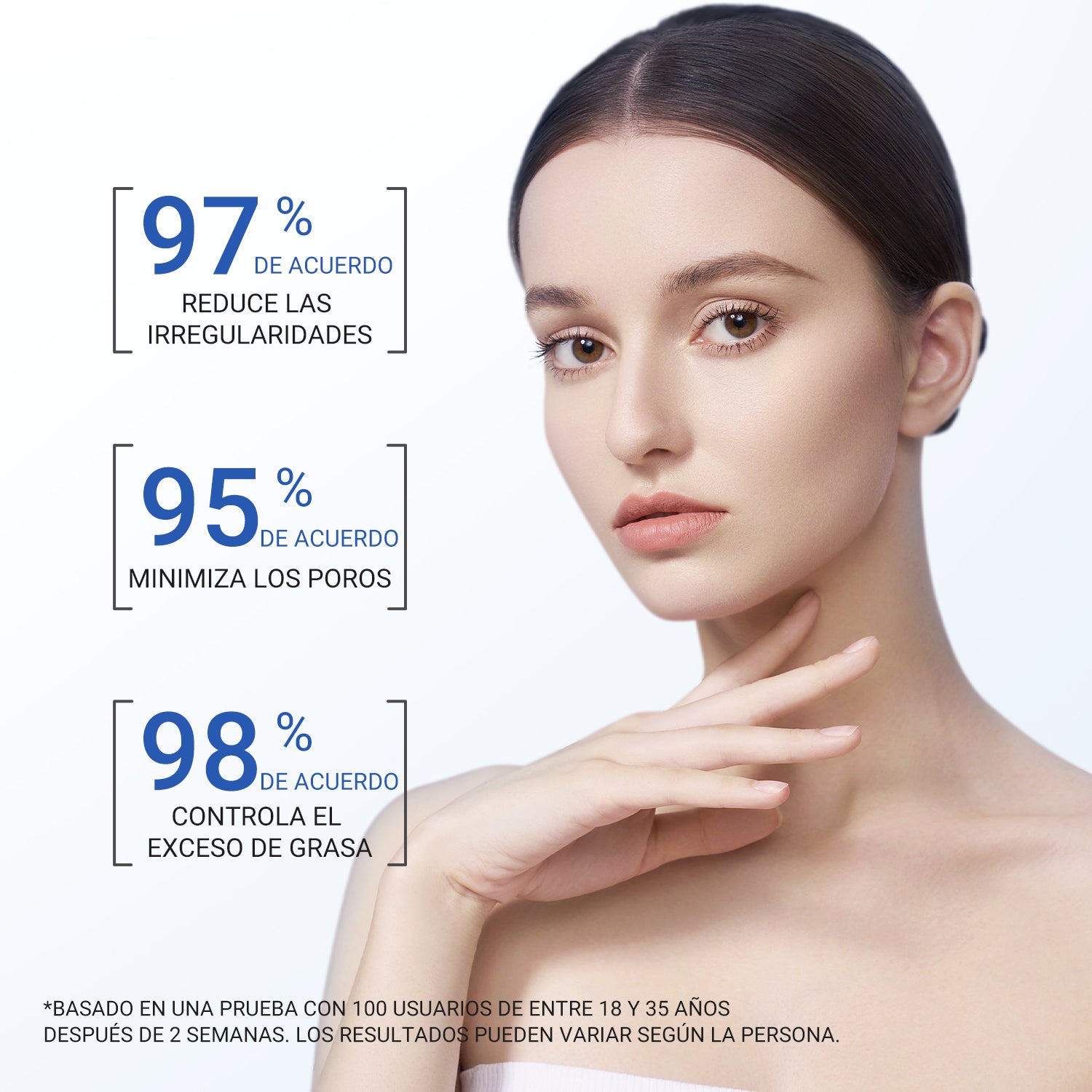 Tónico de ácido salicílico para refinar poros