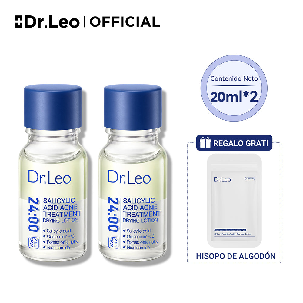 Loción para el tratamiento del acné con ácido salicílico-2 piezas