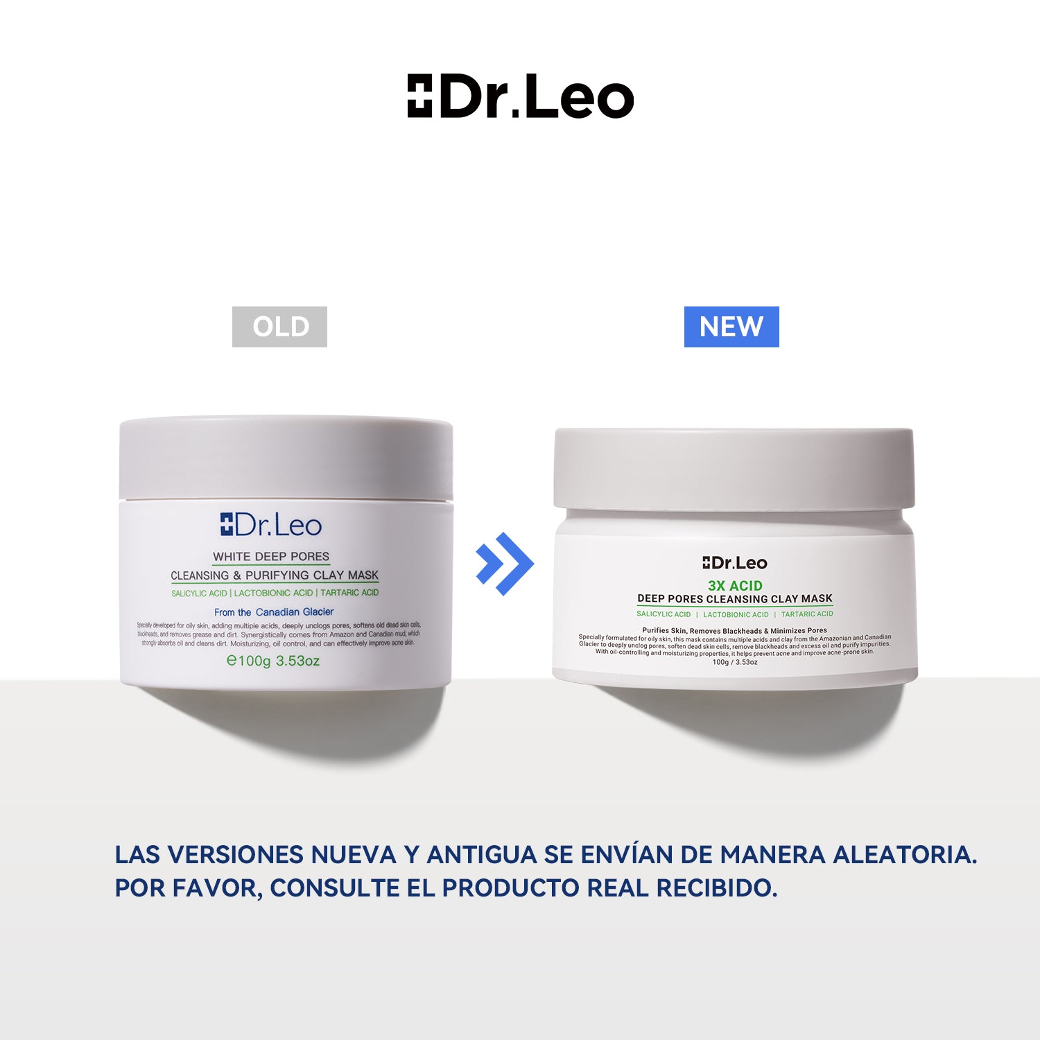 Mascarilla de Arcilla con 3 Ácidos para Limpieza Profunda de Poros