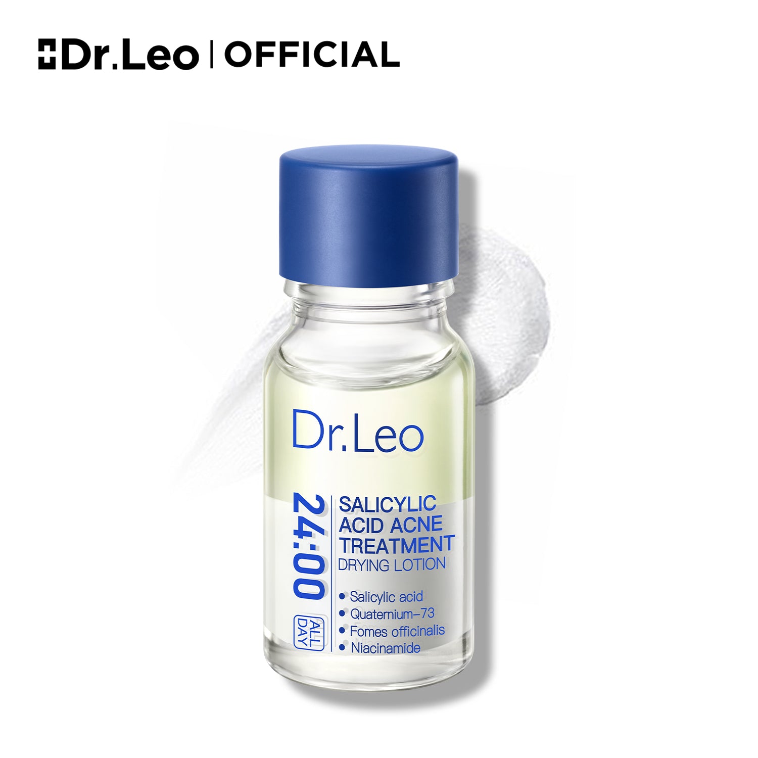 Loción secante para el tratamiento del acné con ácido salicílico del Dr. Leo