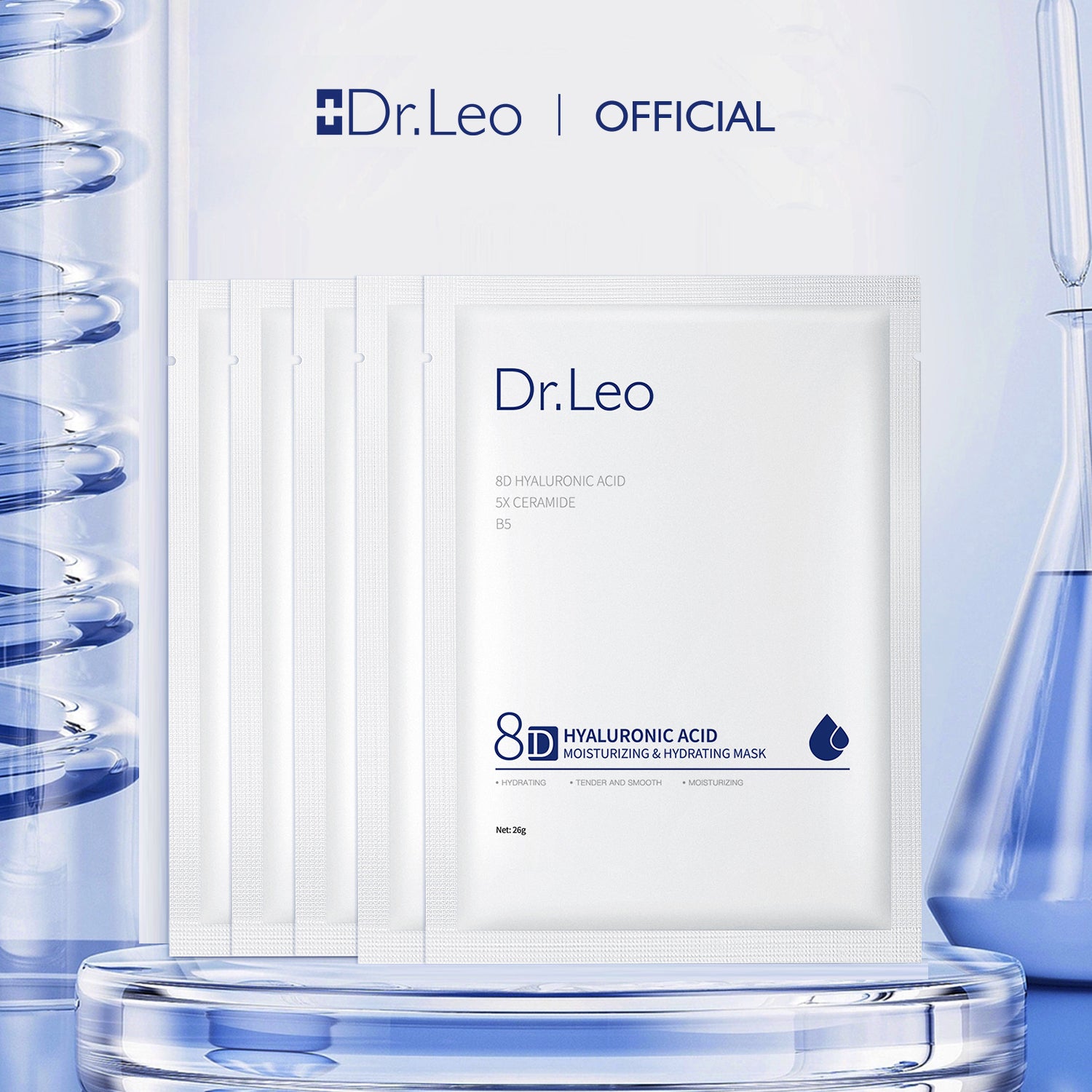 Dr.Leo 8D Hyaluronic Acid Moisturizing & Hydrating Mask