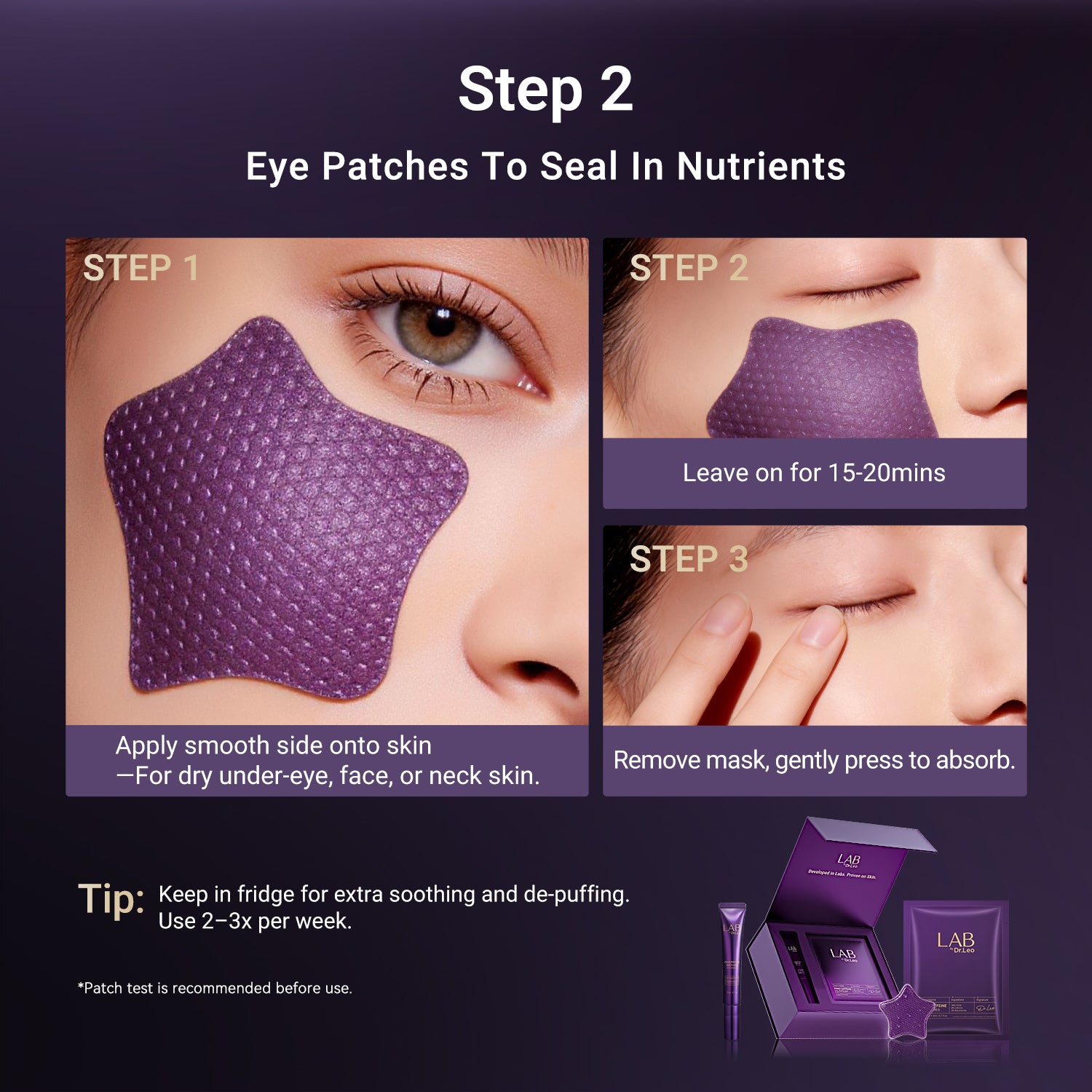 PDRN Eye Care Set (Eye Patches + Eye Cream)