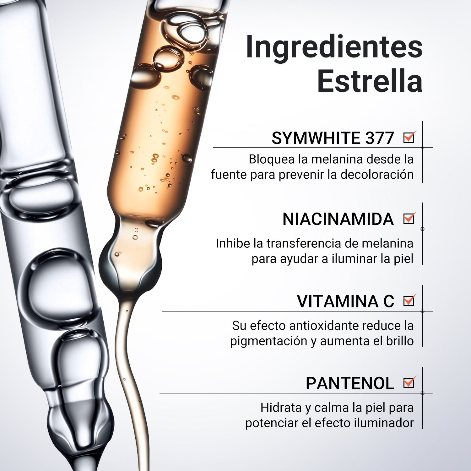 Tónico iluminador de niacinamida 377 VC