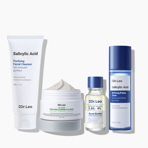 Salicylic Acid Acne-Clearing 4-Piece Set