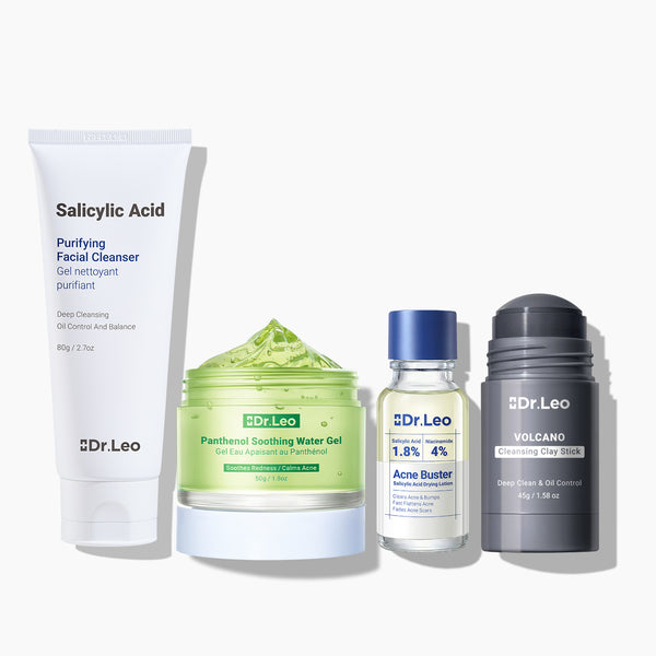 4-Step Acne Relief Clay Stick Hydration Kit