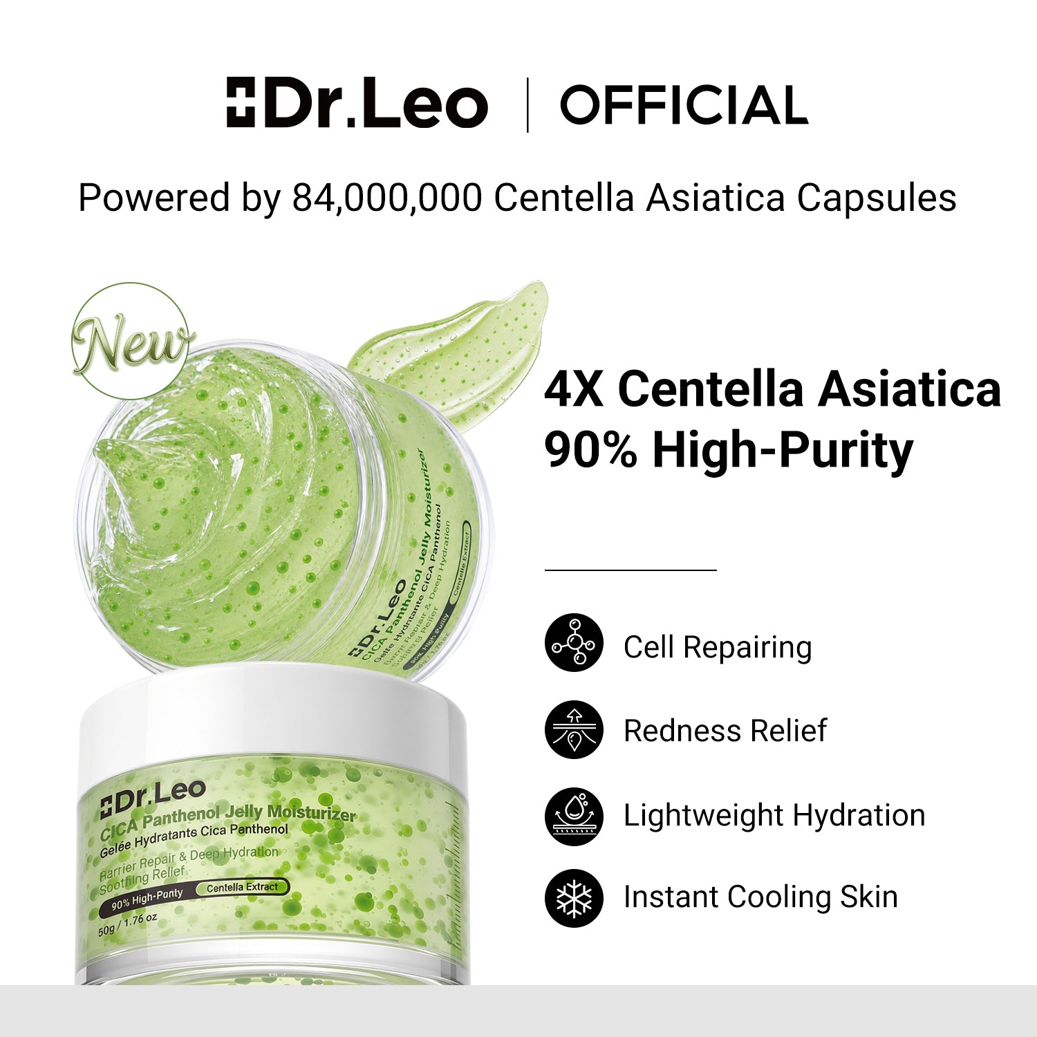 CICA Panthenol Hydro-Gel Soothing Moisturizer